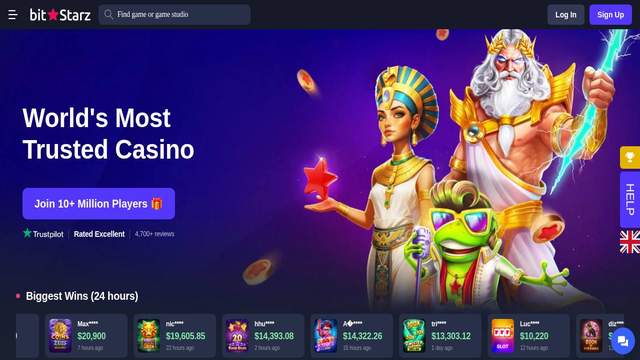BitStarz casino screenshot